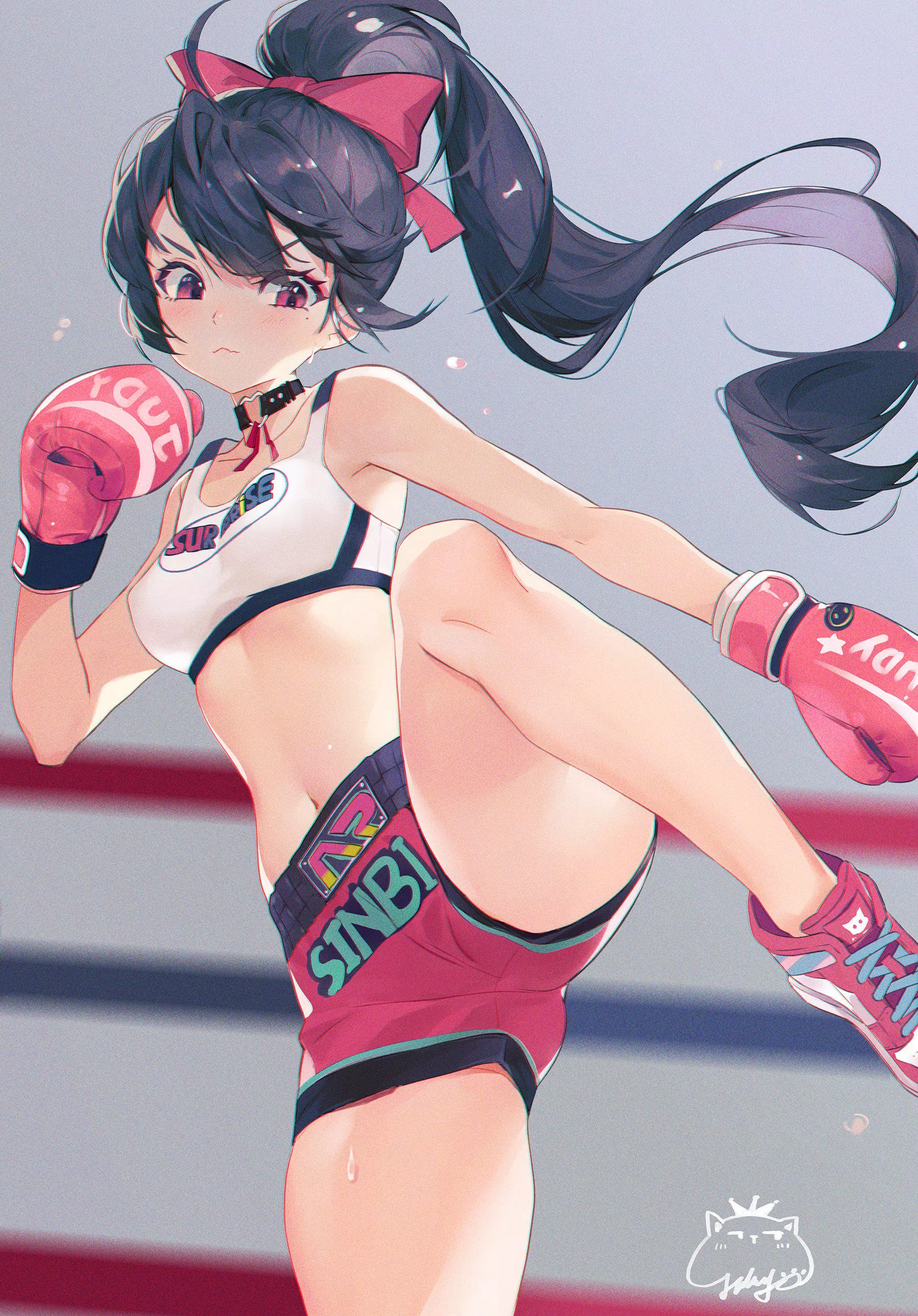 Muay Thai Boxer [Artist's Original] posted by NotSuitedForWoona