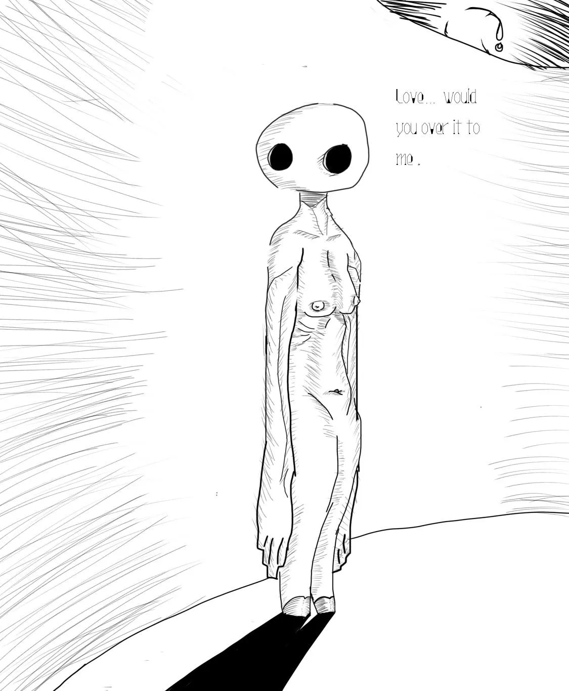 My very own monster girl drawing she’s a wondering..um…uhh.. Anyways her name is Hote. posted by EarSouthern9850