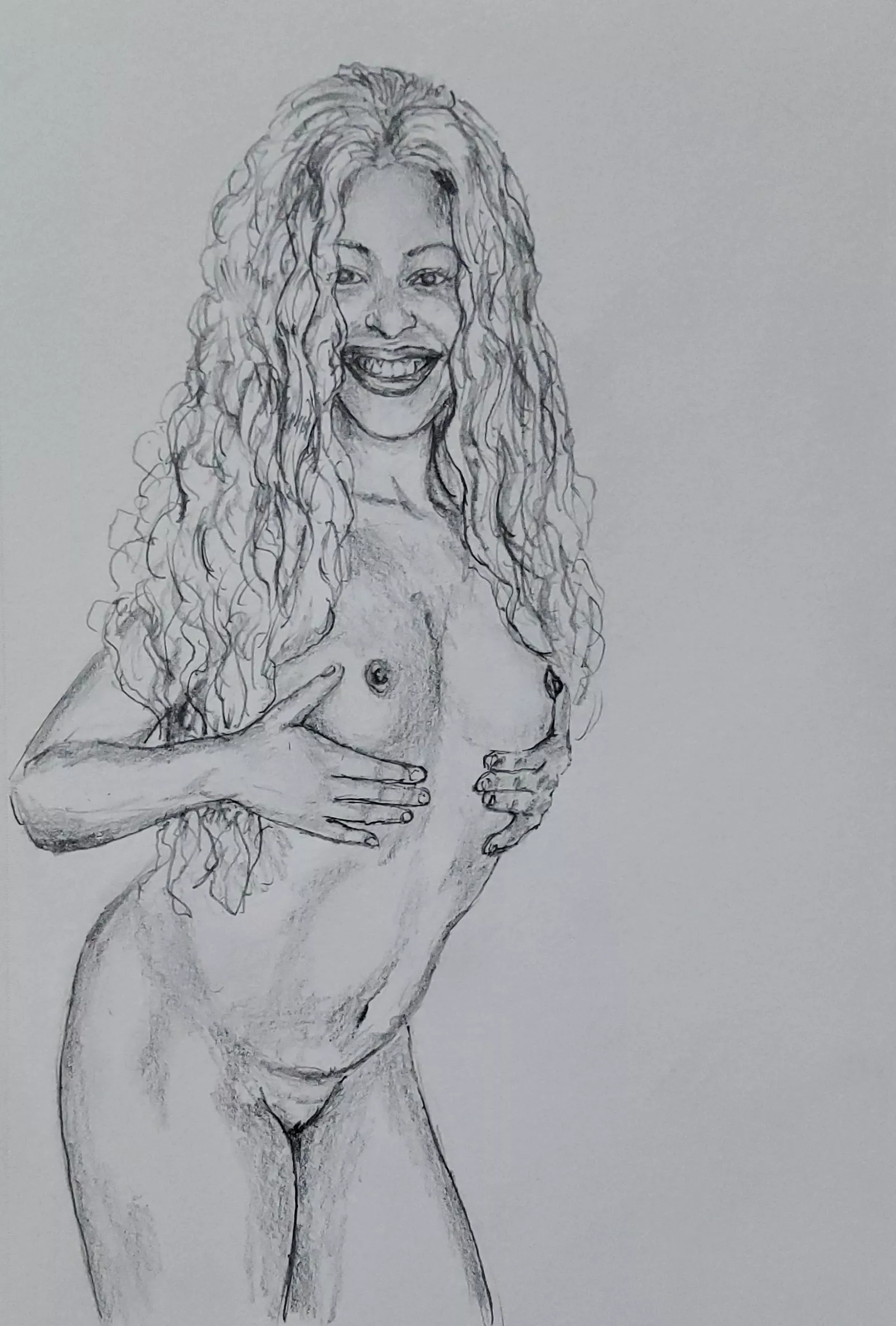 Naked Instagrammer by Jimmy posted by Jimmys_Paintings