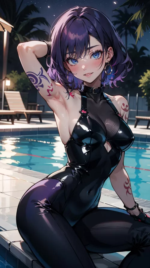 Poolside Latex by CheetahSperm18