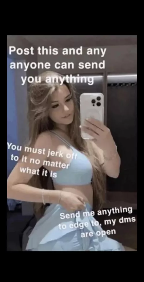 Send me anything  by DifferenceTall7780