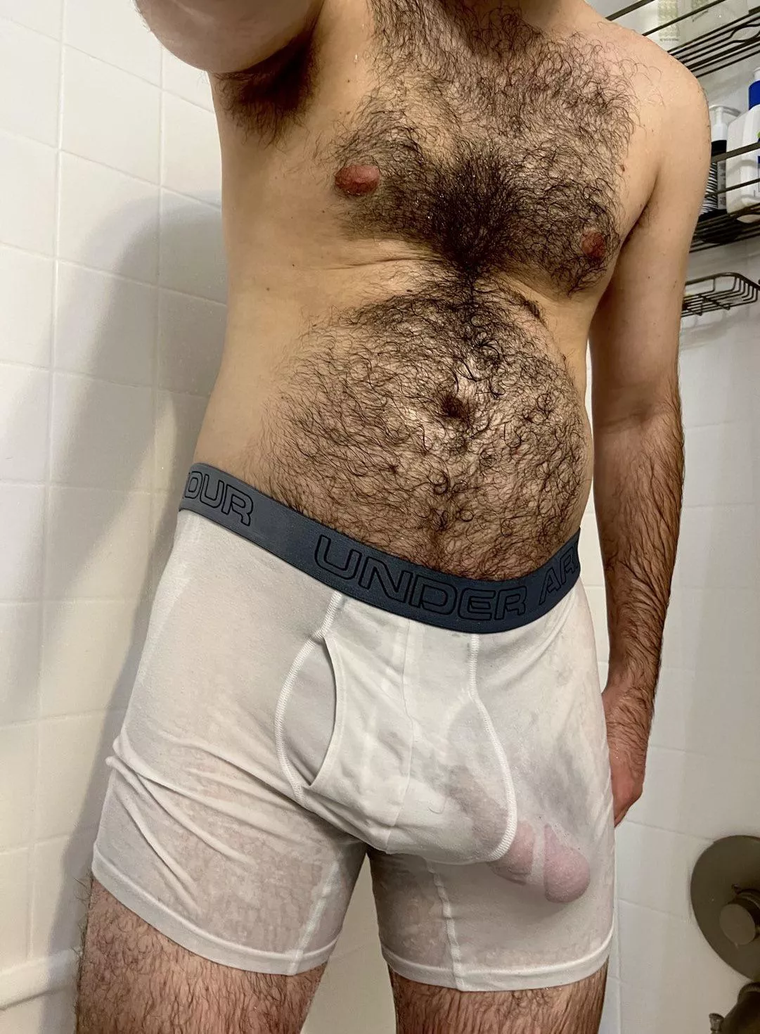Shower bulge  posted by longjohn410