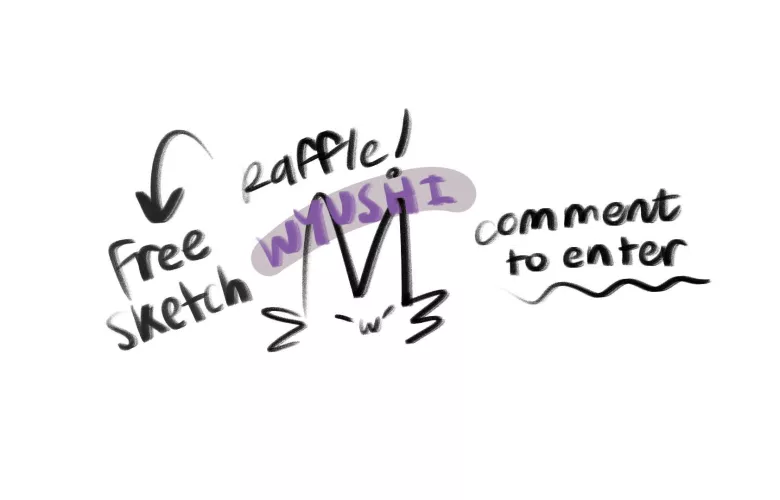 smol raffffffle (by me) by wyushi