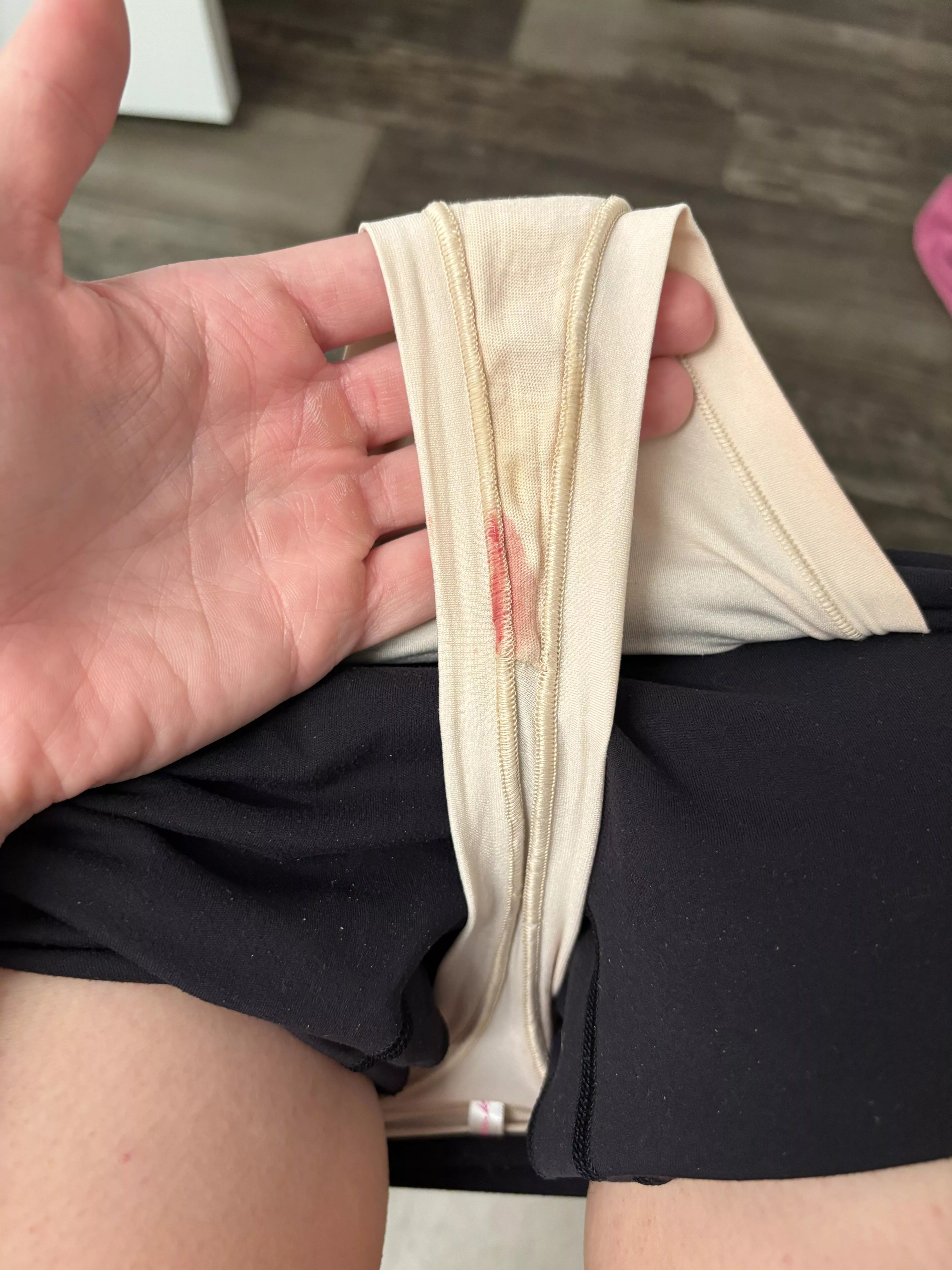 Sweaty workout ended with a surprise visitor 🥵 posted by thehappy_soles