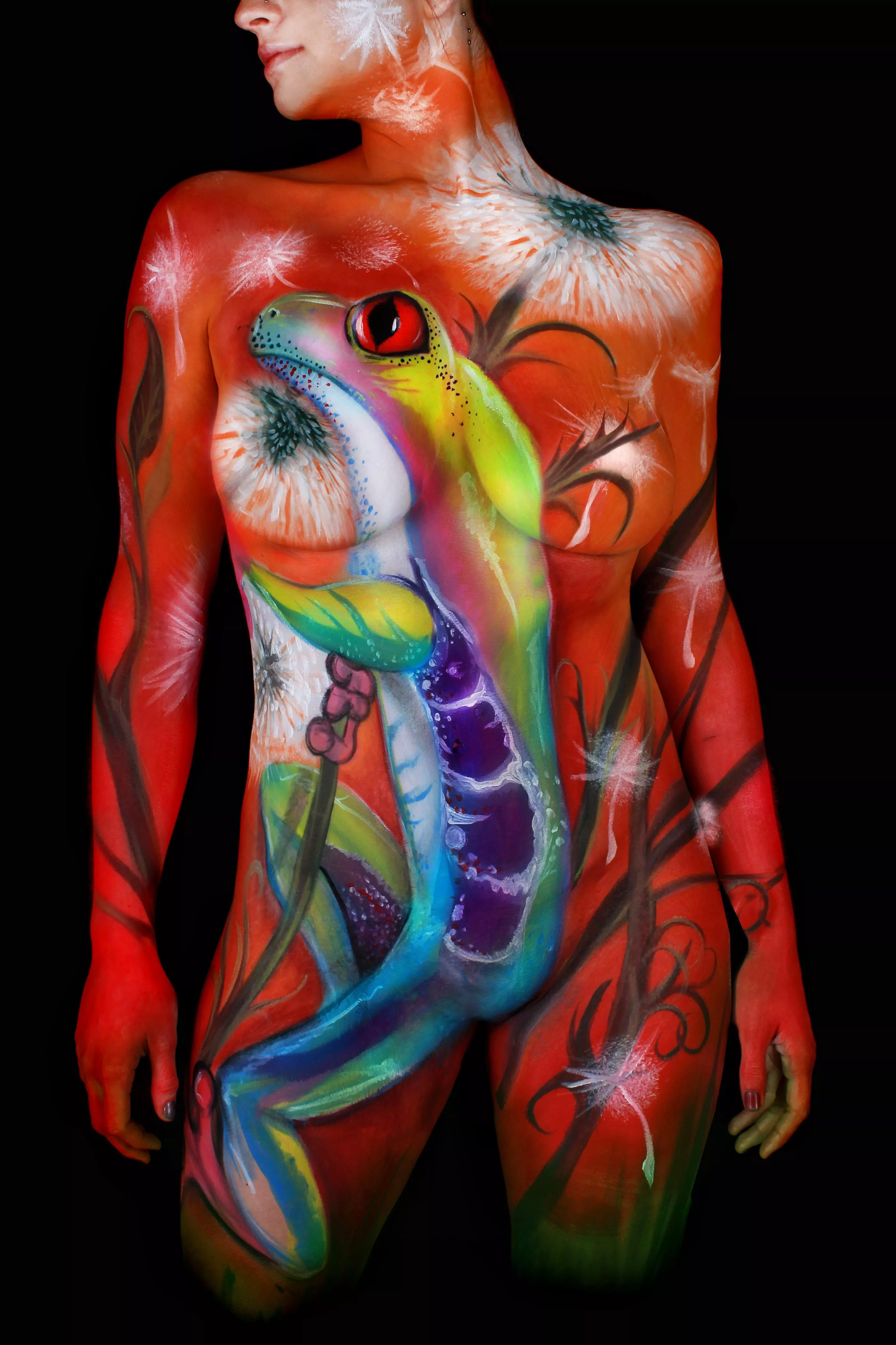 Tree Frog - by FleshandColor posted by fleshandcolor