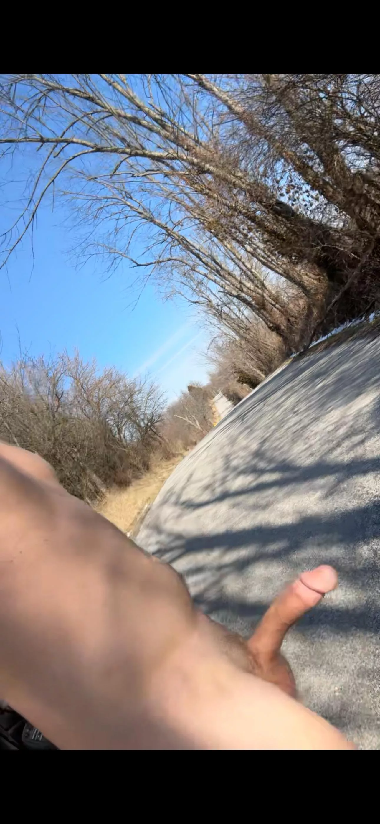 What would you do if you caught me in the road like this? posted by Embarrassed-Olive354