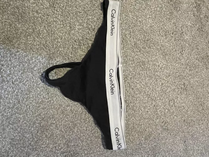 Wish someone would cum on my wifes thong!! by duplicatebokk