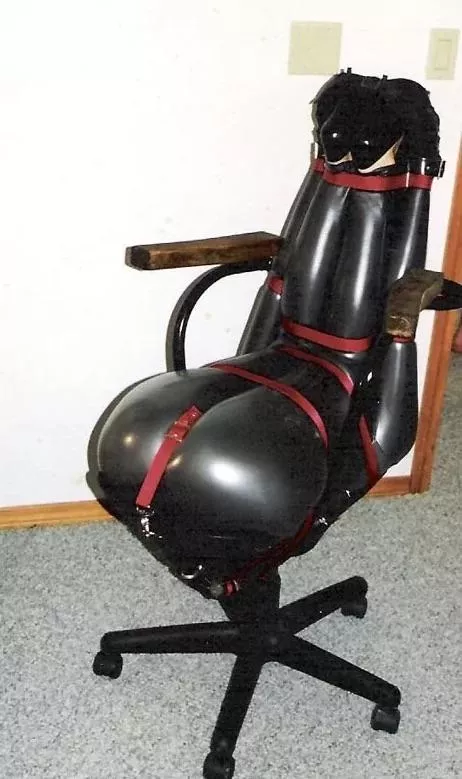 Accepting your place as a rubber chair is a beautiful thing  posted by RubberDomSir
