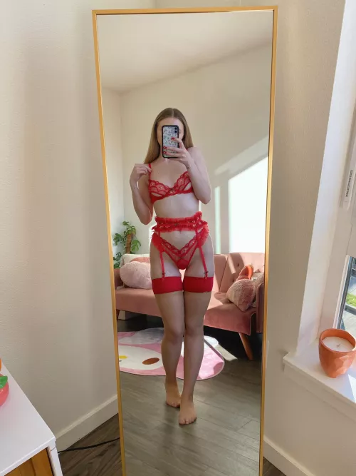 always have to take a mirror pic when i’m wearing thigh highs  by flatlacroix2