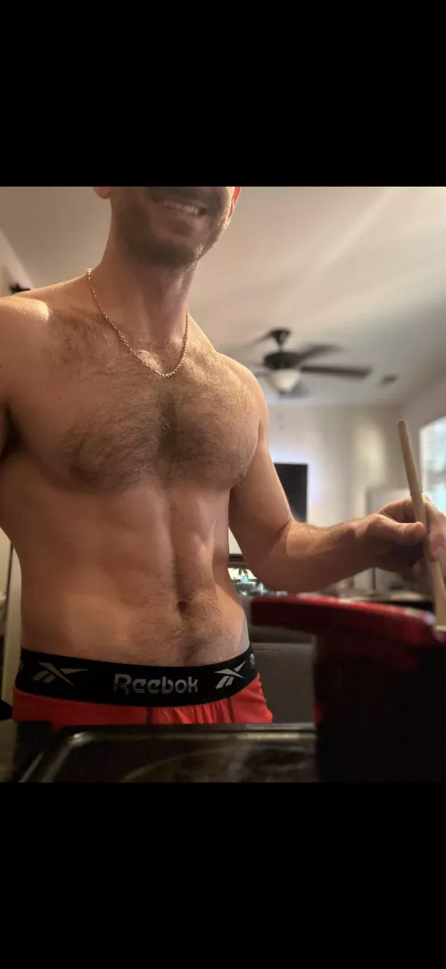 Anyone else cook in their underwear.  by Fitasfuq