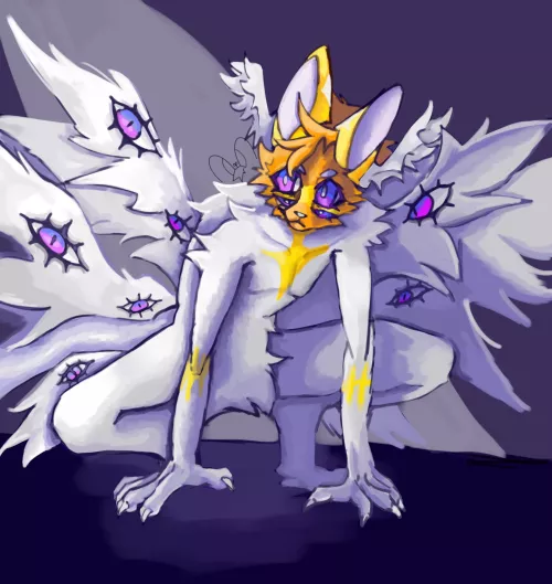 Biblically correct furry (art by me) by __lime_doggo__