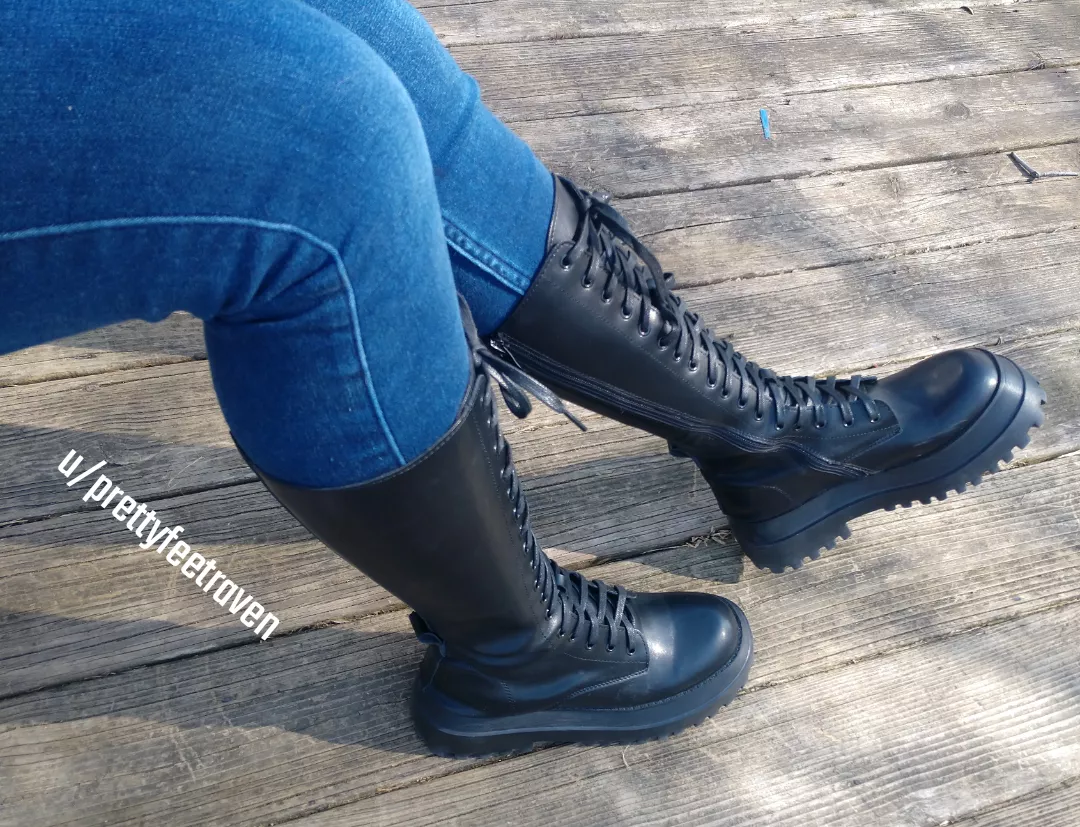 Breaking in these bad boys posted by prettyfeetraven