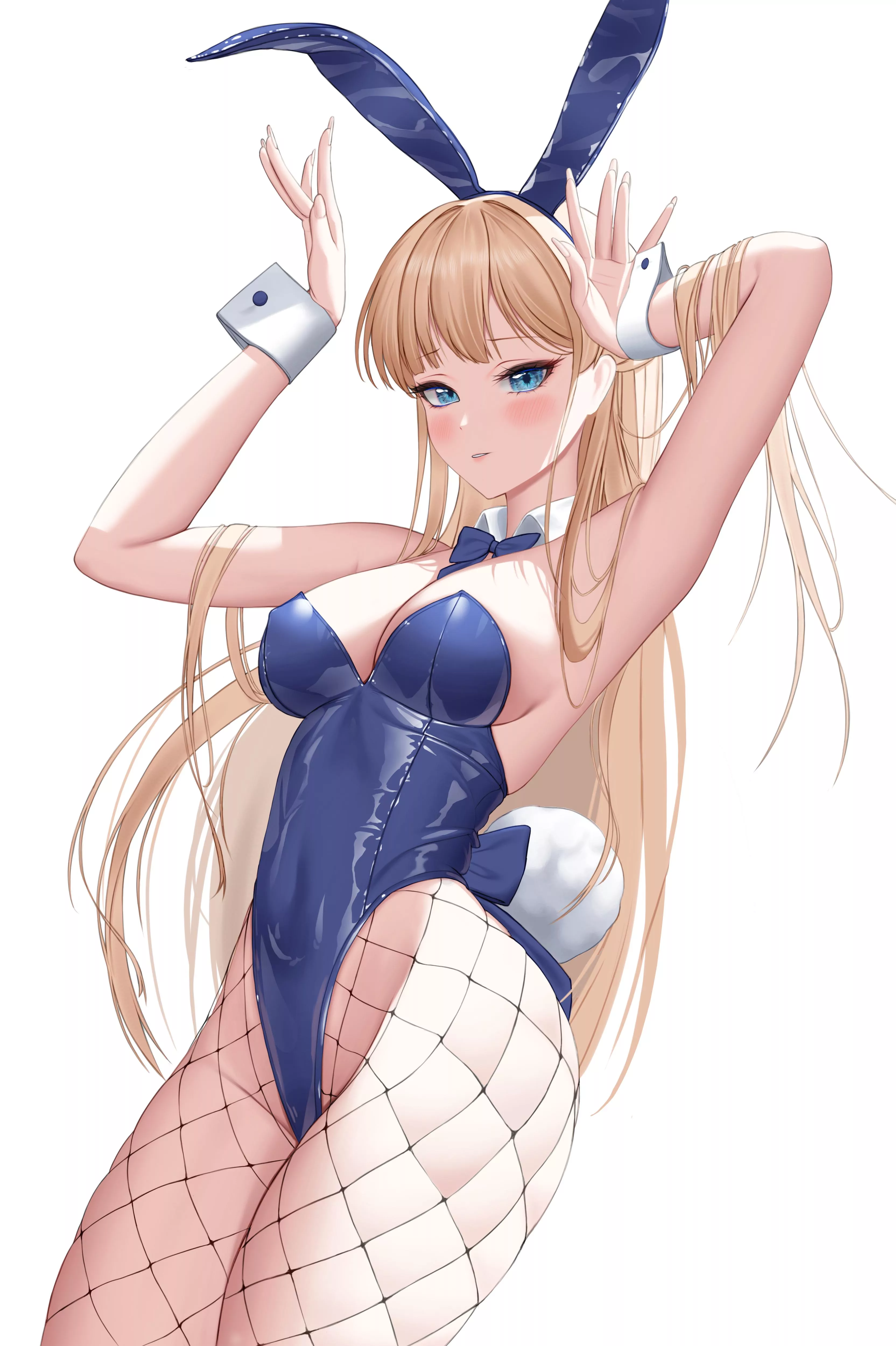Bunny Toki in fishnet pantyhose (AngryCat) [Blue Archive] posted by elegantloveglimmer