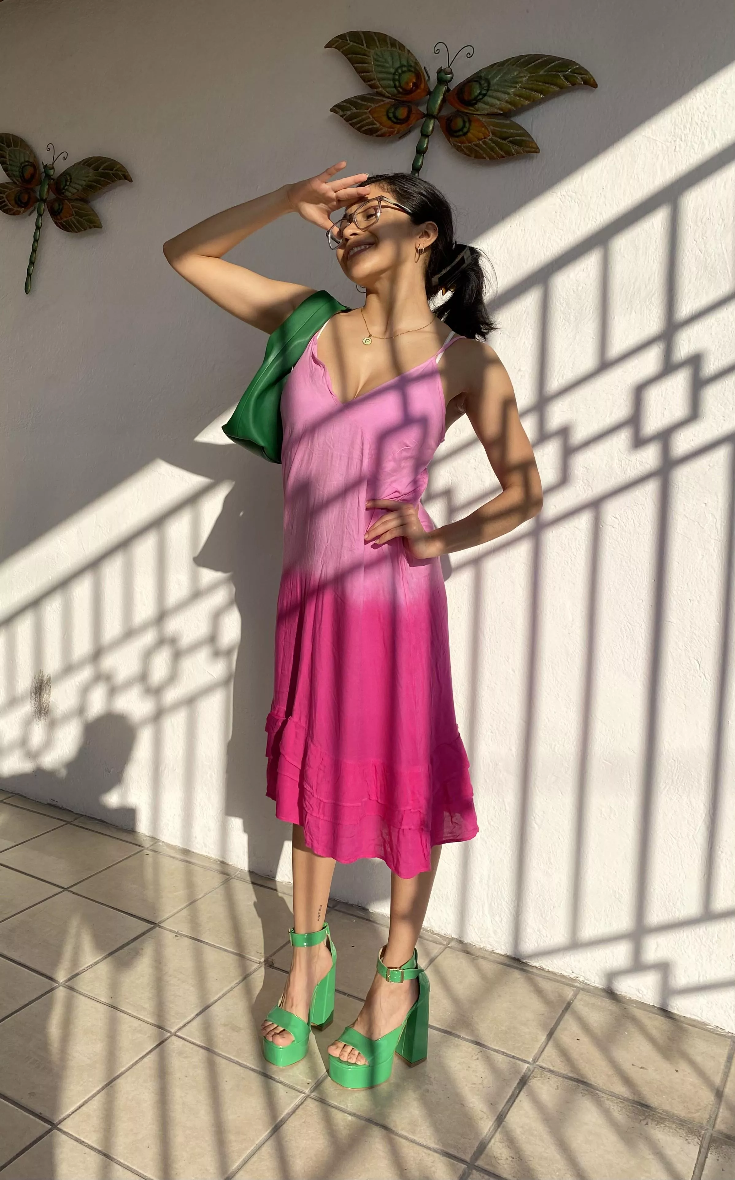 Does my heels match with my outfit? posted by NgocKearney