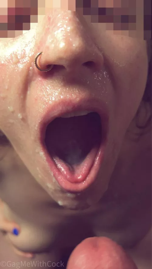 Face covered and waiting for more to eat by GagMeWithCock