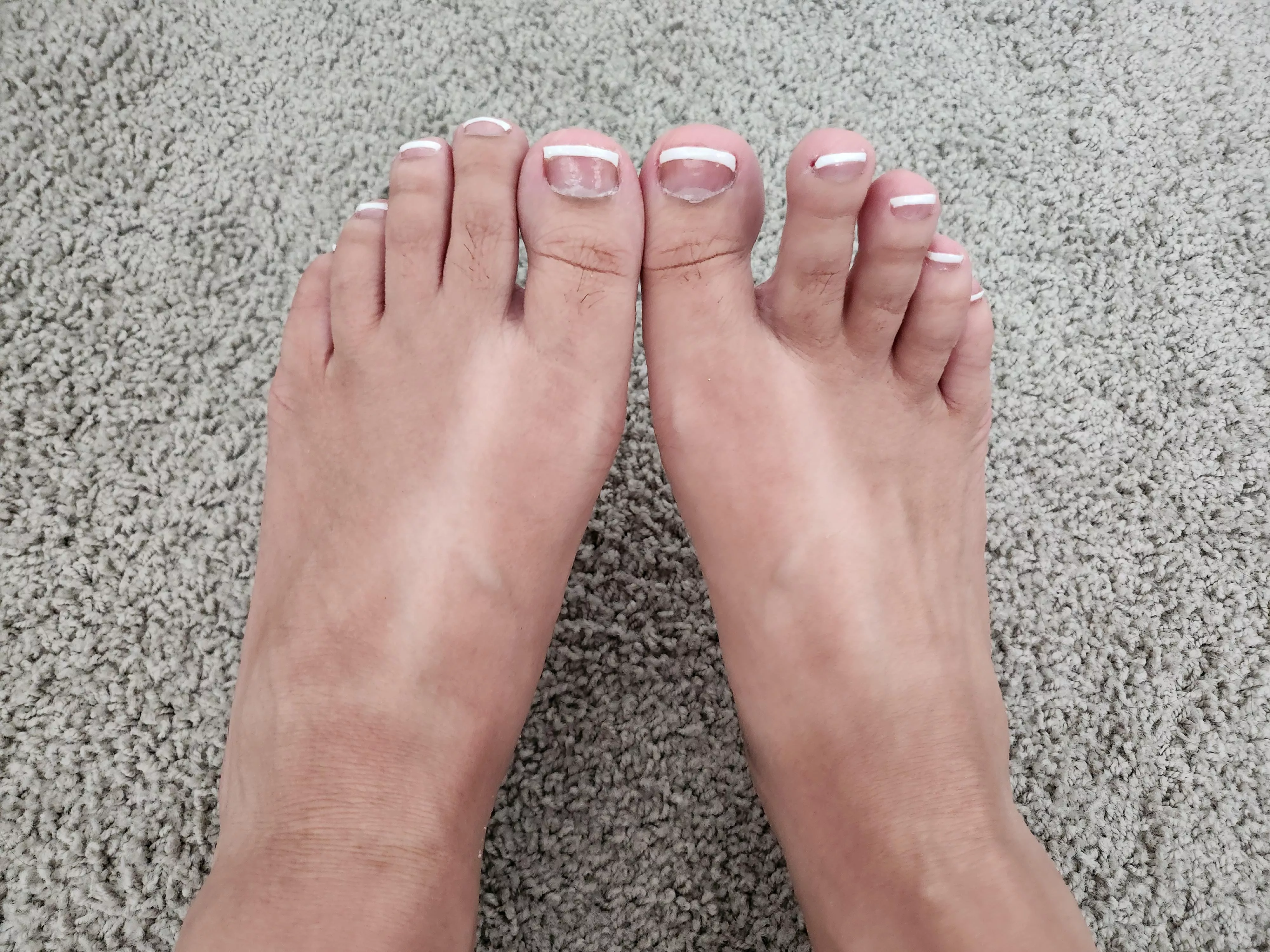 French pedicure with sandal tanlines posted by MagistrixWang