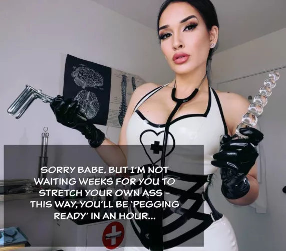 Have faith. The pain will soon become pleasure.  by biffa_b_