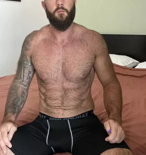 I'm 6ft, thick hairy Irishman and for the person who called me too hairy yesterday does my chest hair looks good yet? by bwarren106