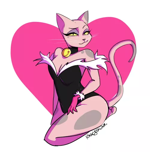 Kitty💕💕 (art by me) by Kinky_Skunk_4098