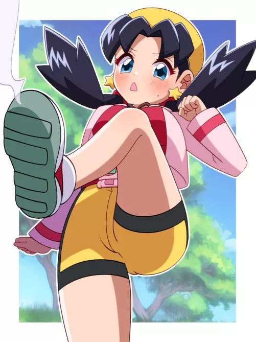 Kris is ready to kick some butt by LafterMastr