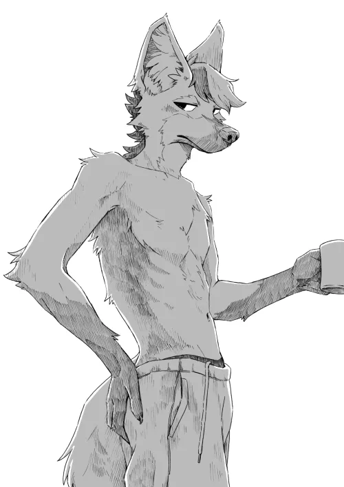 Morning Coffee [Hot_Dog_Wolf] by DL2828