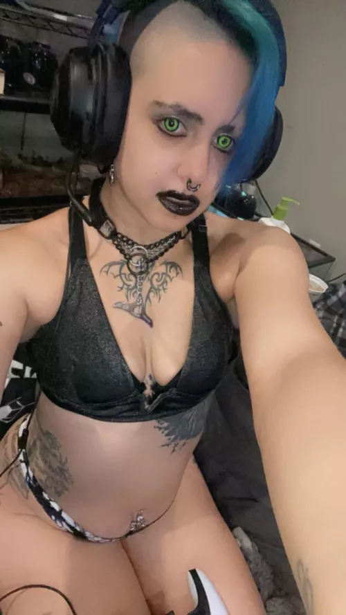 My favorite top for gaming, or pretty much anything else by GothicPup715