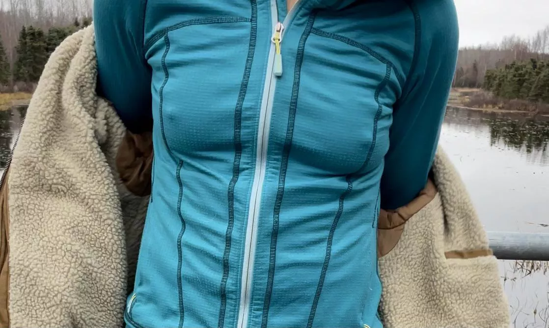 Poking through three shirts… 🤭 would you notice?? posted by a_good_fuck