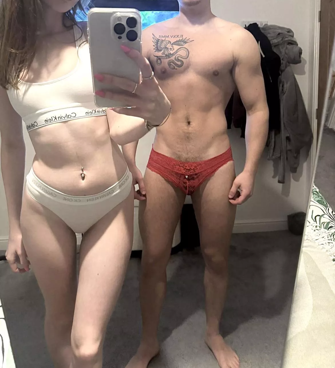 POV: your 18 year old GF makes you wear her panties 😳 posted by Brave_Giraffe_5188