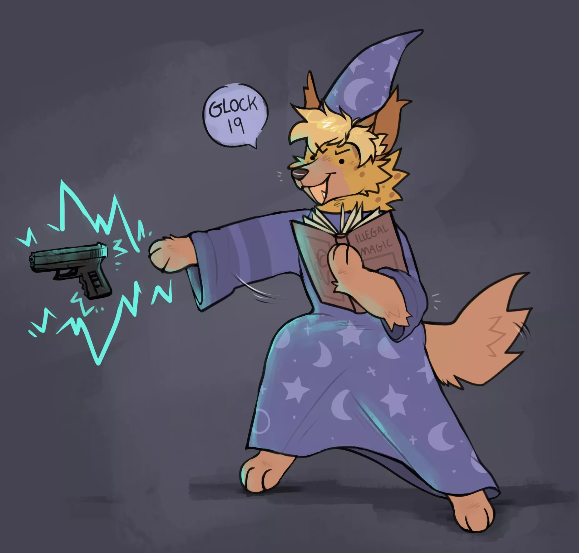 practicing the forbidden arts (a commission for YeenusBeanus on twitter) posted by jaspering