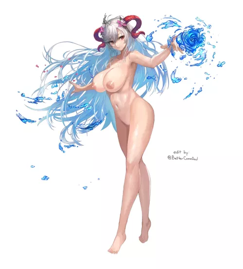 Summer Freyja edits(+all poses in X @BetterCommSoul) by BetterCommSoul