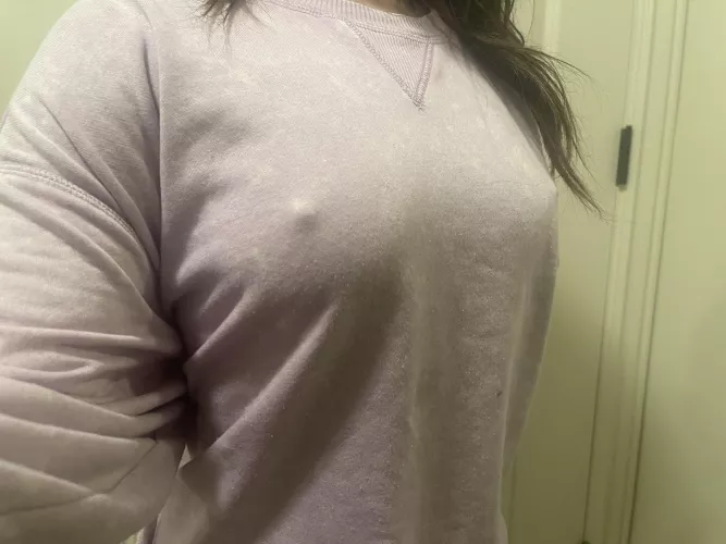 They’re even poking through in my sweatshirt!! by Said1942