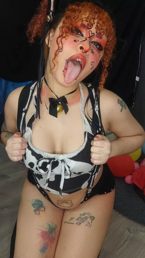 Very ready to be milked OC by camushii