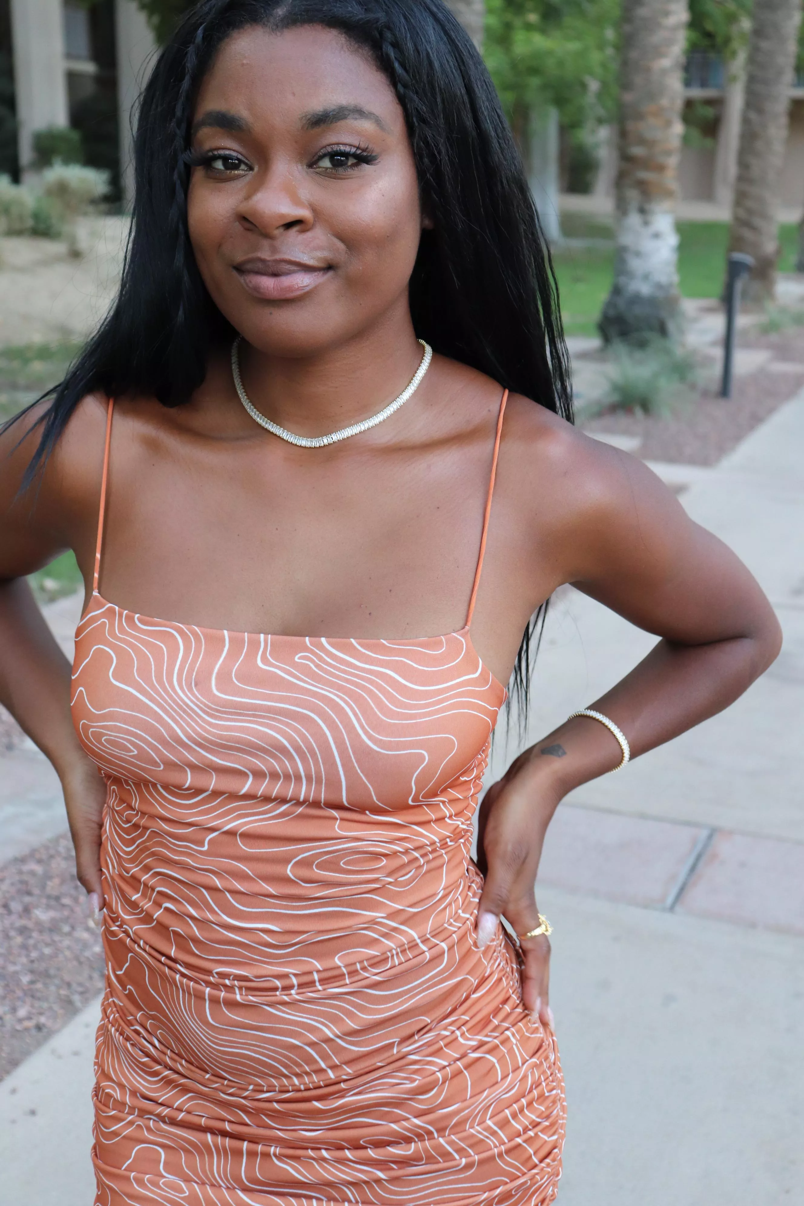 2 truths and a lie. 1. This is my favorite dress. 2. I made this necklace. 3. I'm a sweet lil princess.  posted by Plus-Beach7913