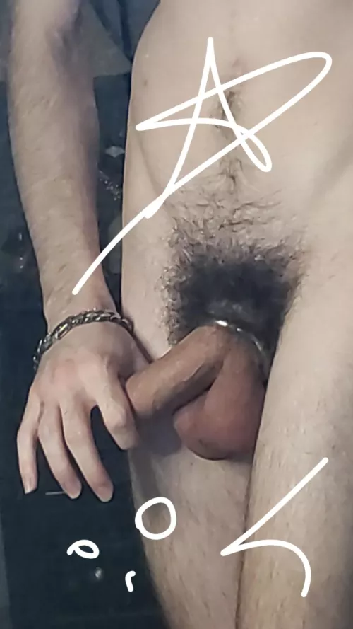 24 just got a new cock ring by DeliciousHat420