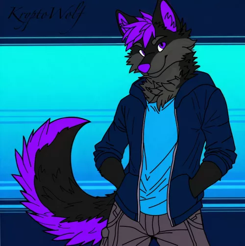 An art piece by me.  by _KryptoWolf_