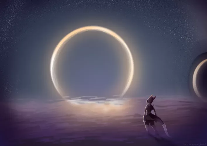 At the end of the universe (OC) by GaylordAfterdark