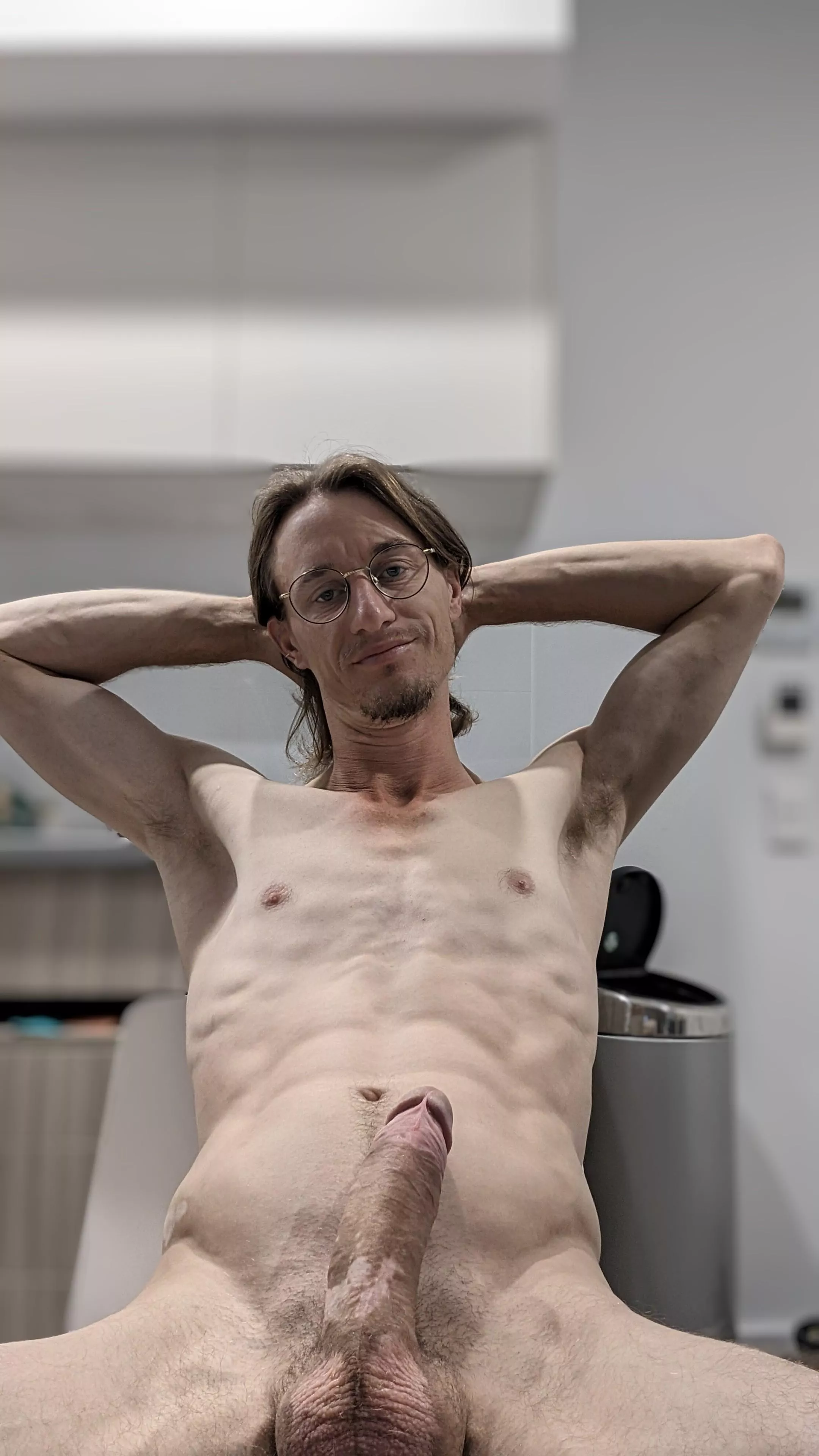 Breakfast is better naked.. Now I just need someone to help with this morning wood. posted by jamesnikko1