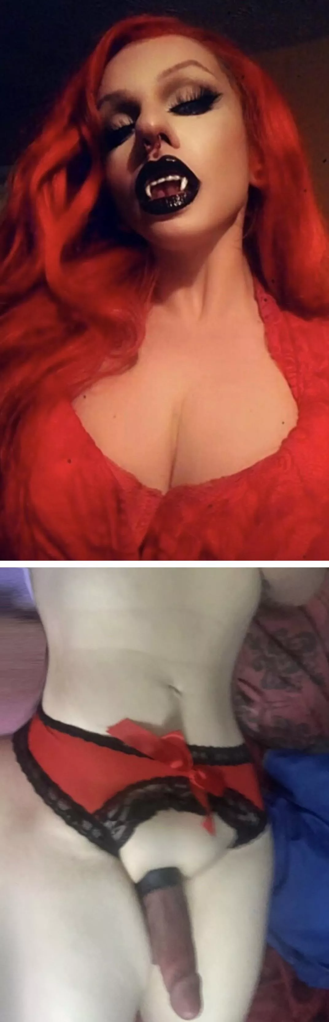 Could I bite you and turn you into my slave? 😈🖤 posted by L8TEX