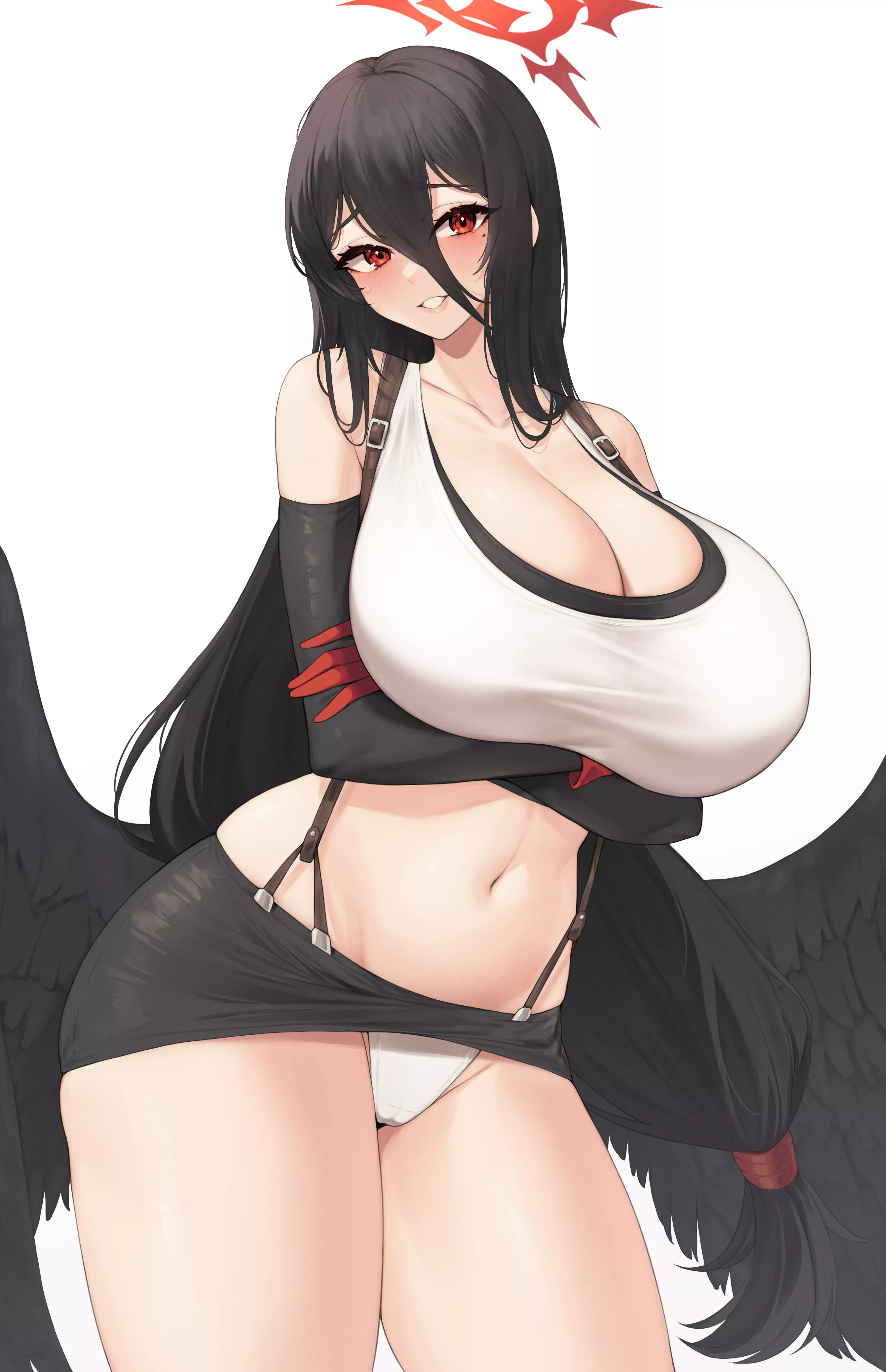 Hasumi cosplaying as Tifa [Blue Archive] posted by TotalyNotMrUniverse