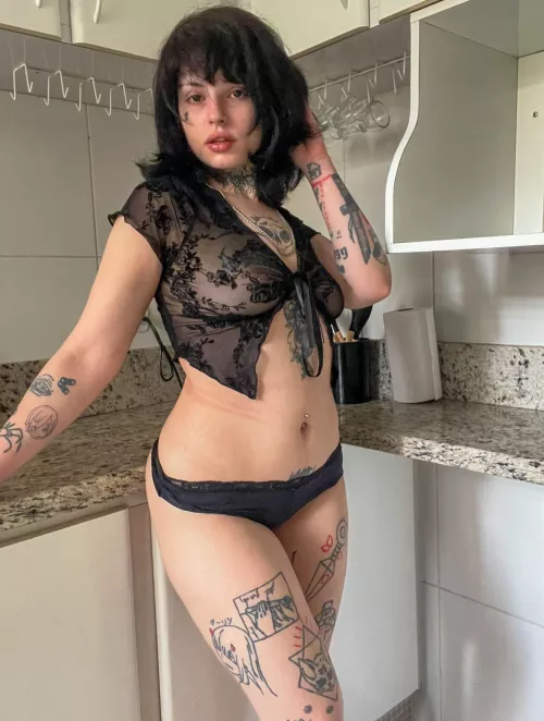 Hope you don't mind the no makeup look by tsswamy