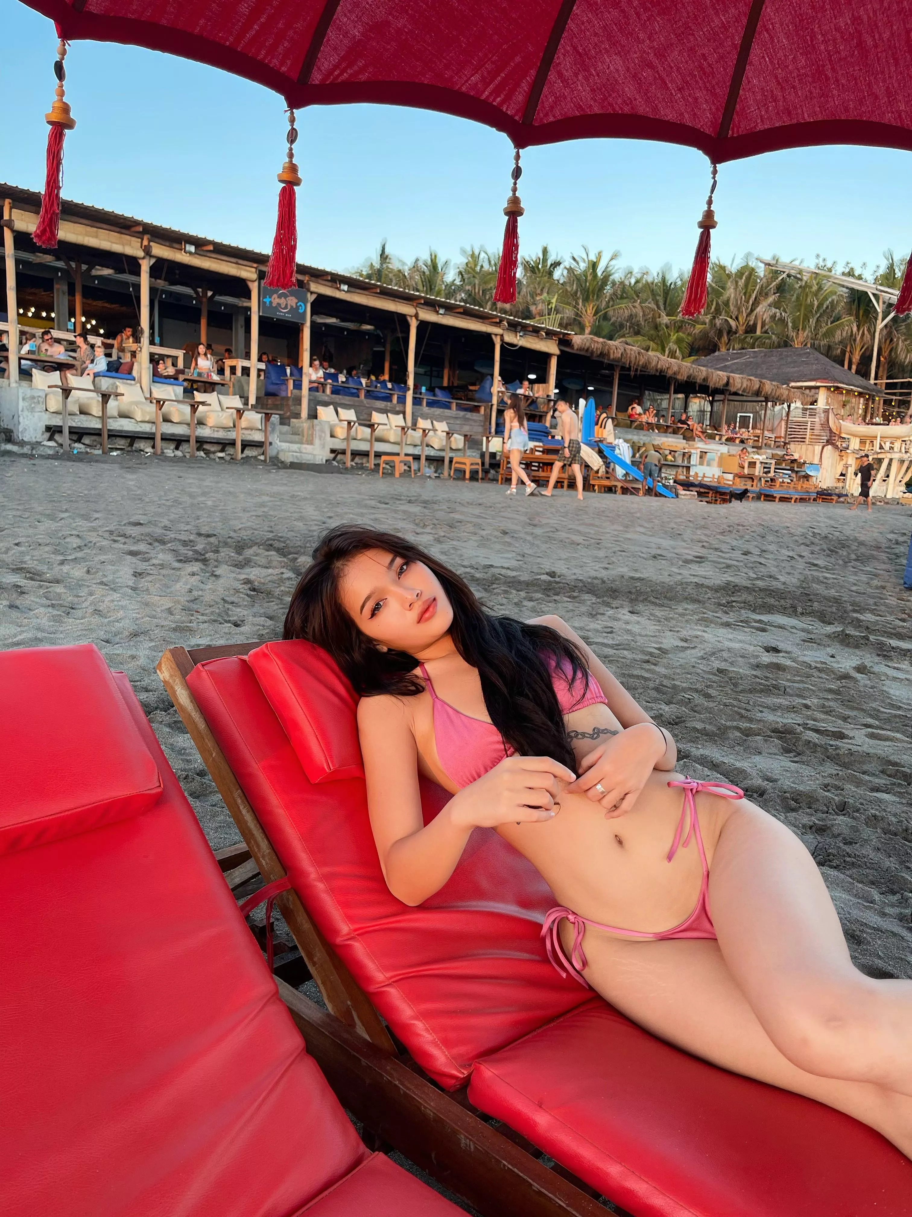 I just love the mid sunny and cloudy beach vibes posted by sxymatingcall