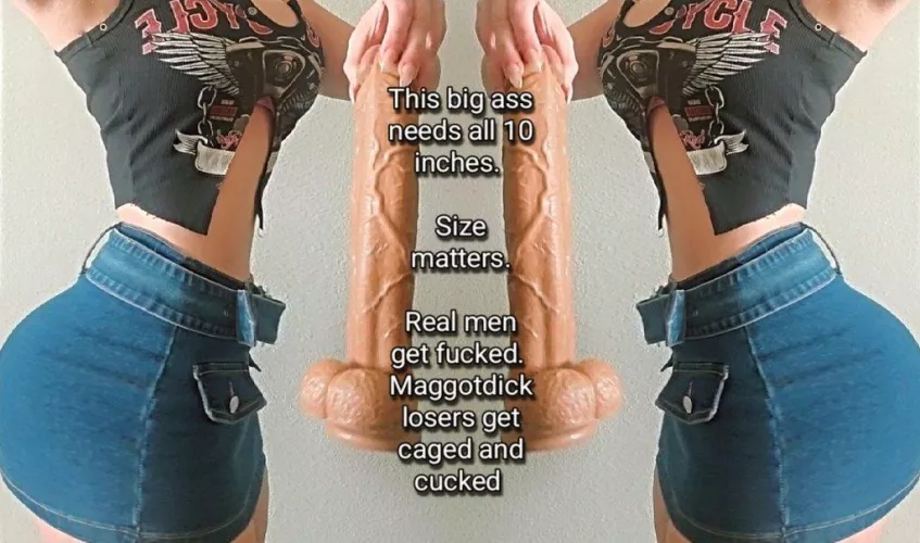 Im a big booty girl. Of course, size matters.  by bigbootymami19