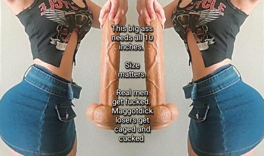 Im a big booty girl. Of course, size matters.  posted by bigbootymami19