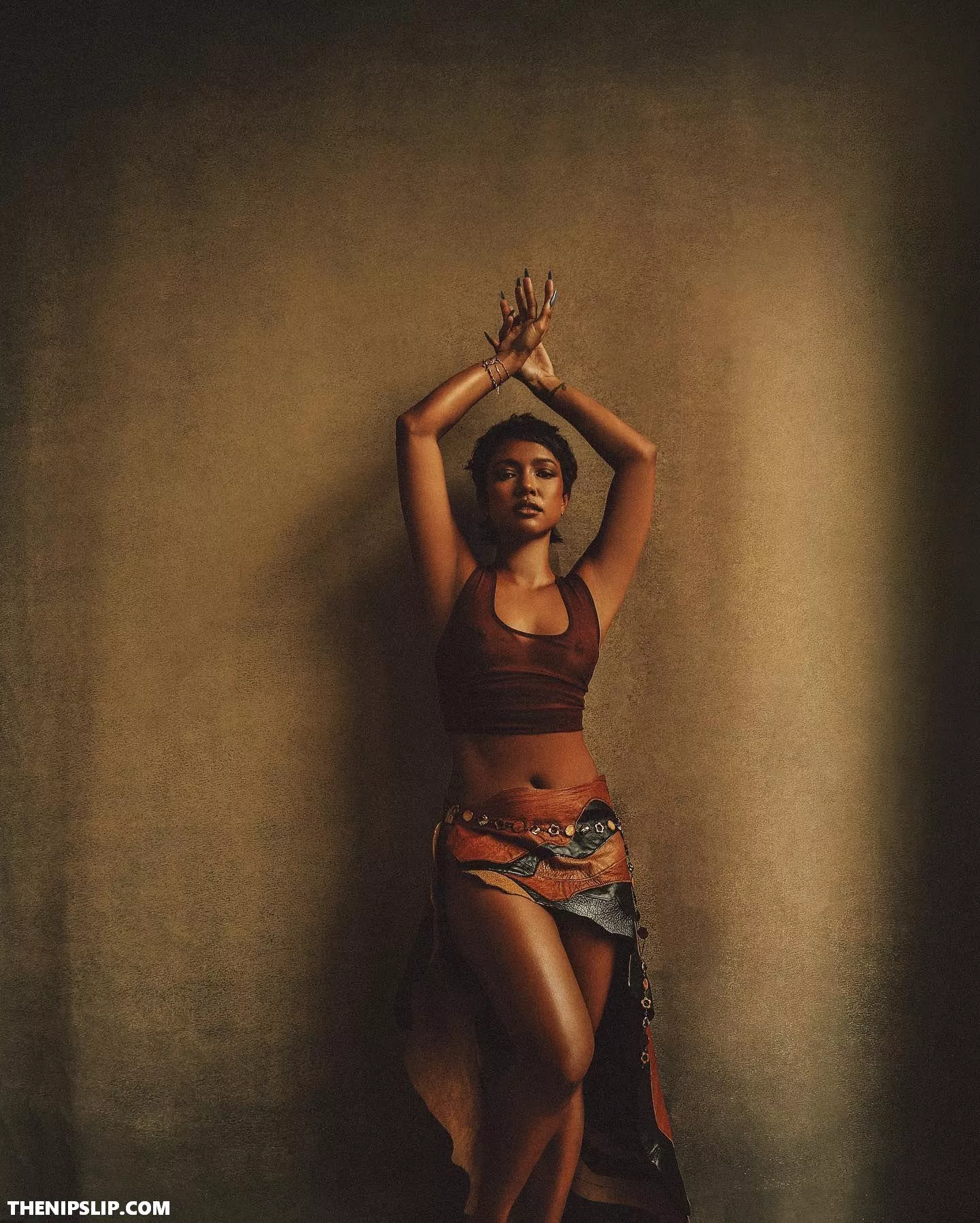 Karrueche Tran Posing in a Sheer Top! posted by RightSideUpTurtle