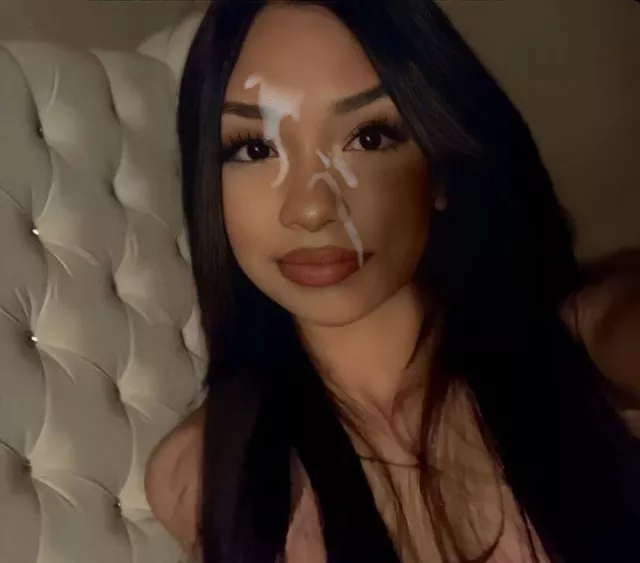 Latina cum facial posted by KanekiEdits