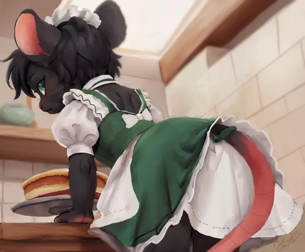 Mouse Maid by MythRava