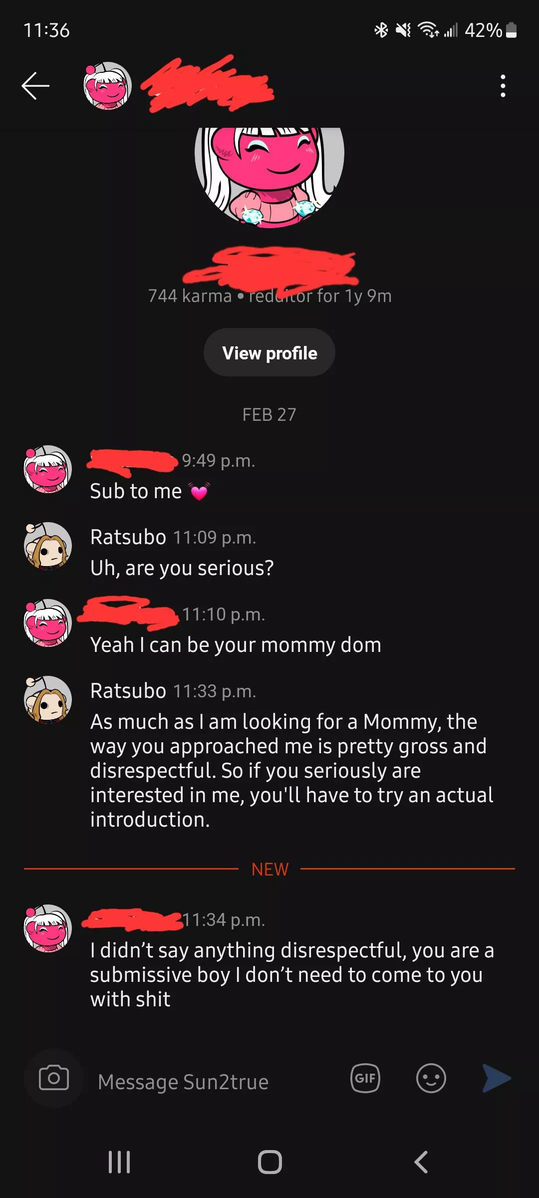 Remember enbies, boys & girls; being sub doesn't mean we deserve any less respect. posted by Ratsubo