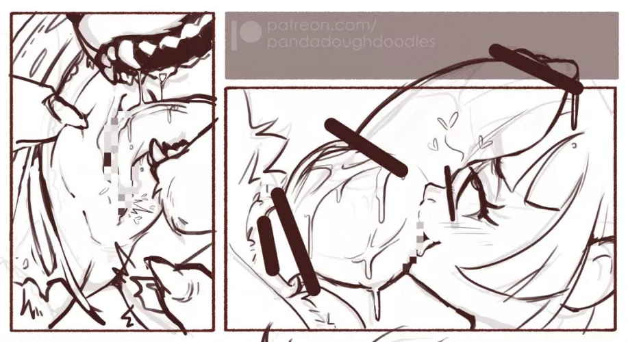 Taste Test, Comic WIP (Pandadough Lewdles) [On the Beastly Trail Comic] by Panda_Dough