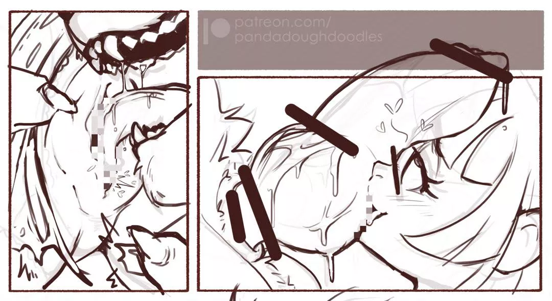 Taste Test, Comic WIP (Pandadough Lewdles) [On the Beastly Trail Comic] posted by Panda_Dough
