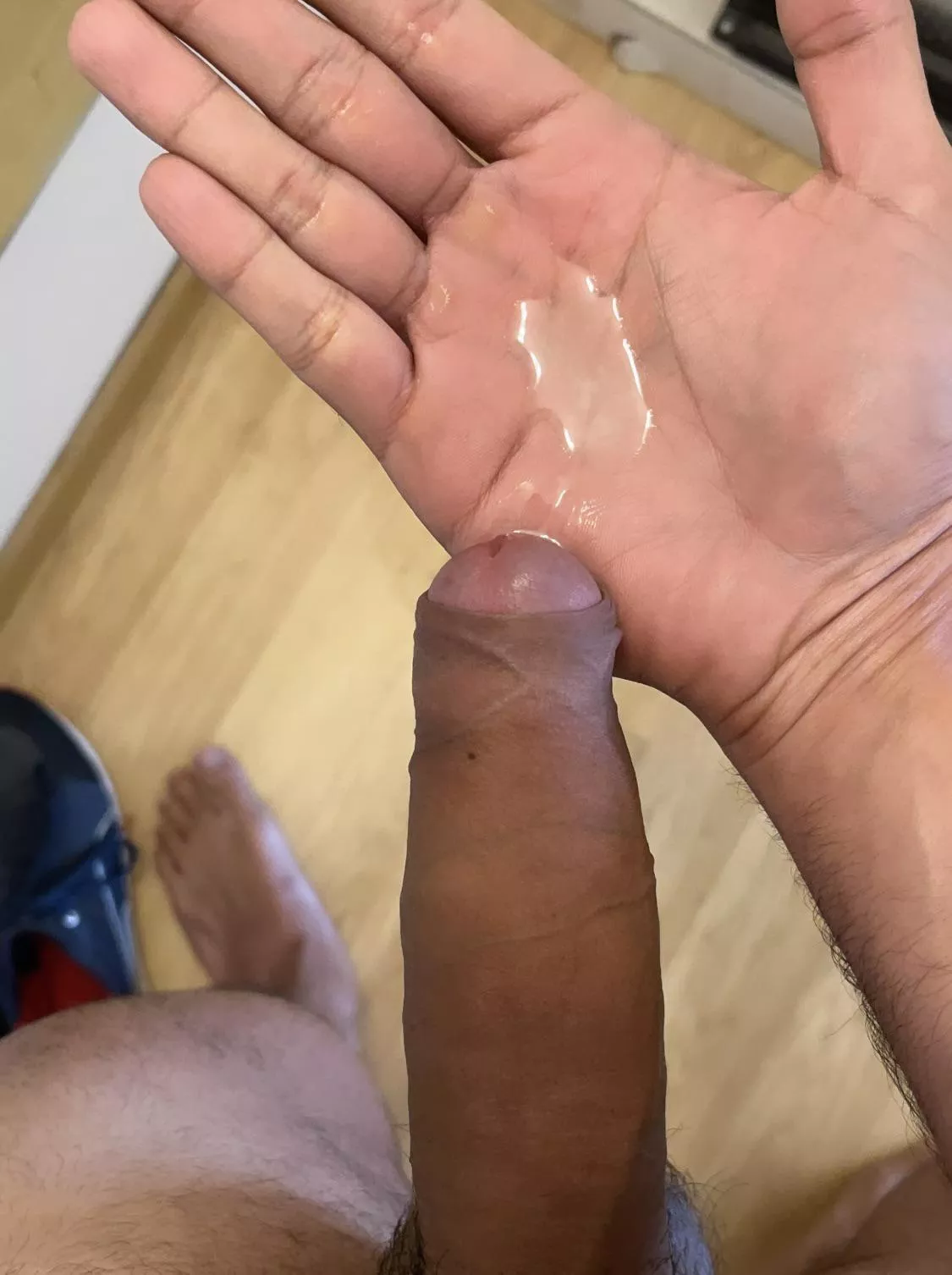 that’s just the precum  posted by tropic8chill